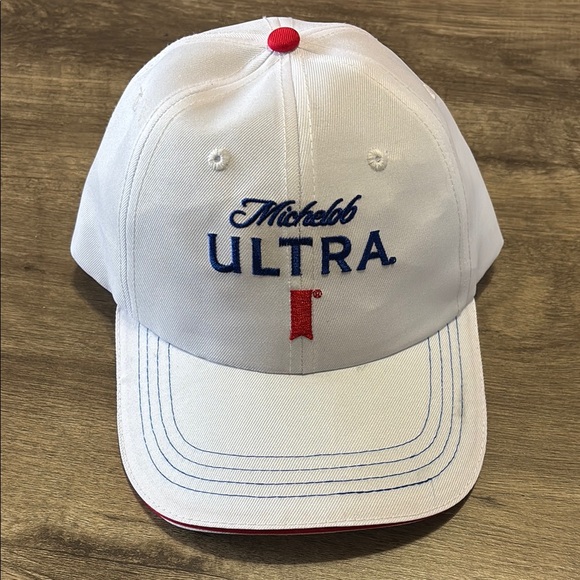 Michelob Ultra White Baseball Cap - Picture 1 of 6